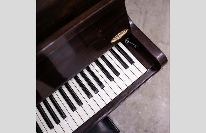 Used Fred Oetzmann and Sons Satin Dark Mahogany Upright Sold As Seen Bargain - Image 8